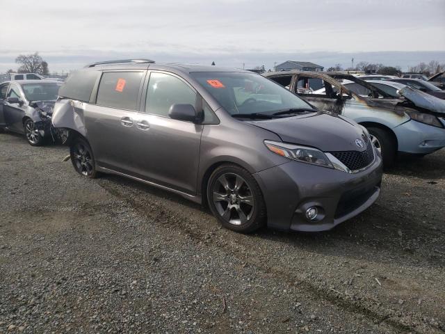 5TDXK3DC1GS749914 - 2016 TOYOTA SIENNA SE CHARCOAL photo 4