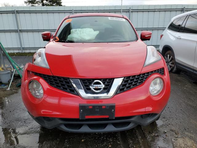 JN8AF5MR1FT509969 - 2015 NISSAN JUKE S RED photo 5