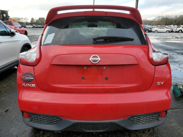 JN8AF5MR1FT509969 - 2015 NISSAN JUKE S RED photo 6