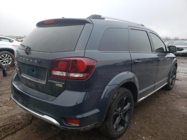 3C4PDCGGXJT516264 - 2018 DODGE JOURNEY CROSSROAD BLUE photo 3