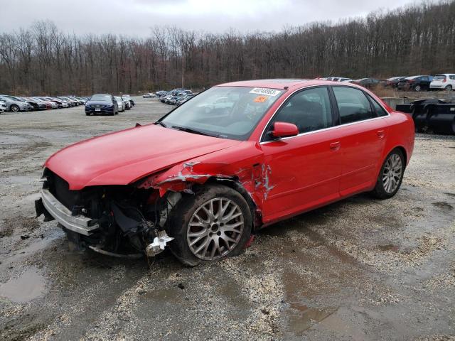 WAUAF78E28A148875 - 2008 AUDI A4 2.0T RED photo 1