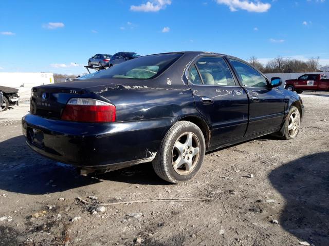 19UUA56663A026805 - 2003 ACURA 3.2TL BLACK photo 3