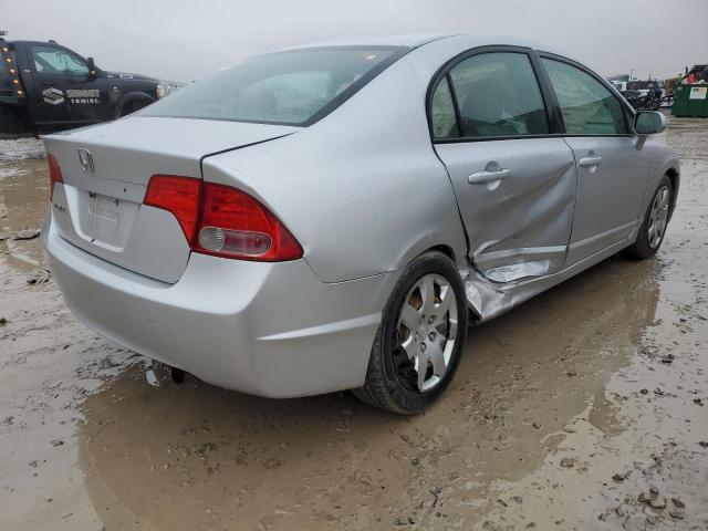 1HGFA16506L040491 - 2006 HONDA CIVIC LX SILVER photo 3