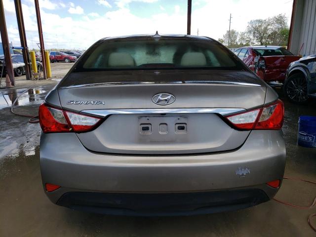 5NPEB4AC5EH883930 - 2014 HYUNDAI SONATA GLS GRAY photo 6