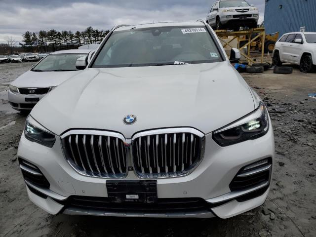 5UXCR6C57KLL37276 - 2019 BMW X5 XDRIVE40I WHITE photo 5