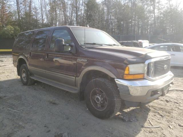 1FMNU43S8YEB85116 - 2000 FORD EXCURSION LIMITED BURGUNDY photo 4