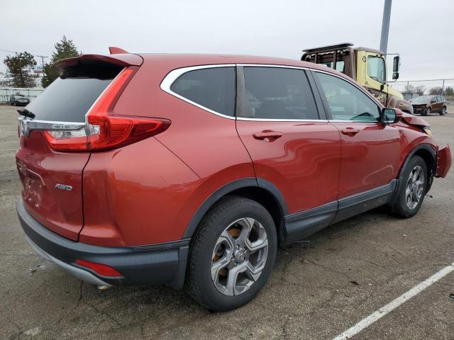 2HKRW2H89JH641907 - 2018 HONDA CR-V EXL ORANGE photo 3