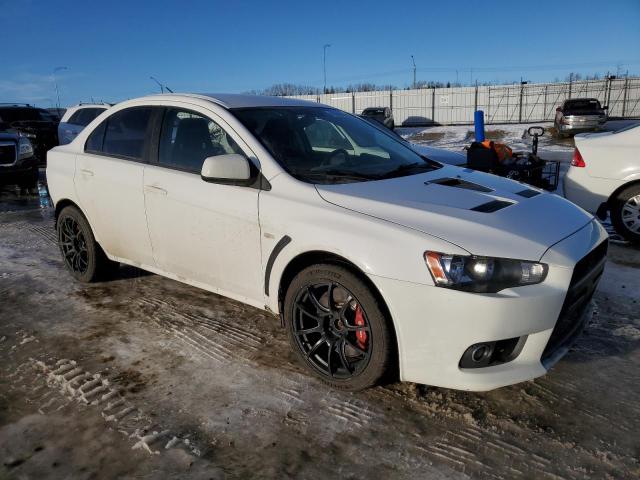 JA32W8FV2BU608539 - 2011 MITSUBISHI LANCER EVOLUTION GSR WHITE photo 4