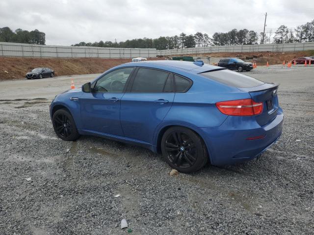 5YMGZ0C58BLK13895 - 2011 BMW X6 M BLUE photo 2