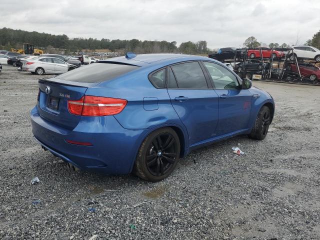 5YMGZ0C58BLK13895 - 2011 BMW X6 M BLUE photo 3