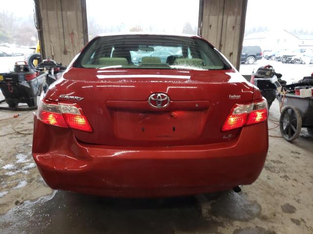 4T1BE46K69U297769 - 2009 TOYOTA CAMRY BASE RED photo 6