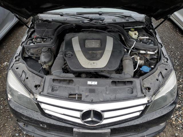 WDDGF56X38F126981 - 2008 MERCEDES-BENZ C 350 BLACK photo 11