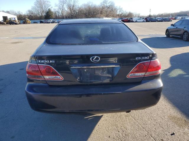 JTHBA30G255083234 - 2005 LEXUS ES 330 BLACK photo 6