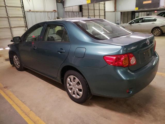 JTDBL40E19J038962 - 2009 TOYOTA COROLLA BASE TEAL photo 2