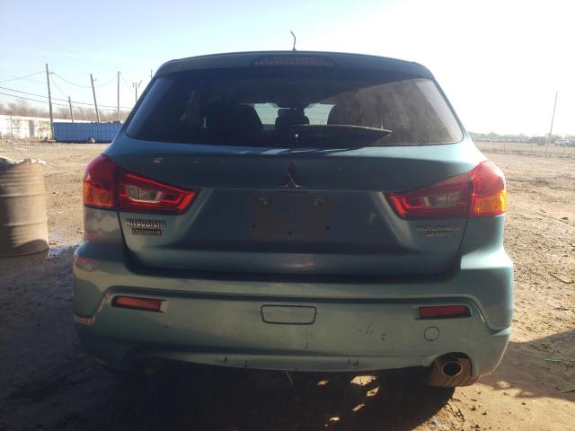 JA4AP4AUXCZ008450 - 2012 MITSUBISHI OUTLANDER SE BLUE photo 6