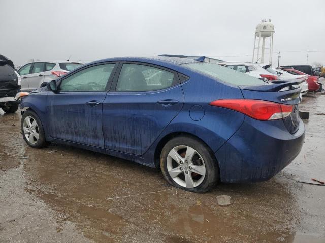 KMHDH4AE9DU532921 - 2013 HYUNDAI ELANTRA GLS BLUE photo 2