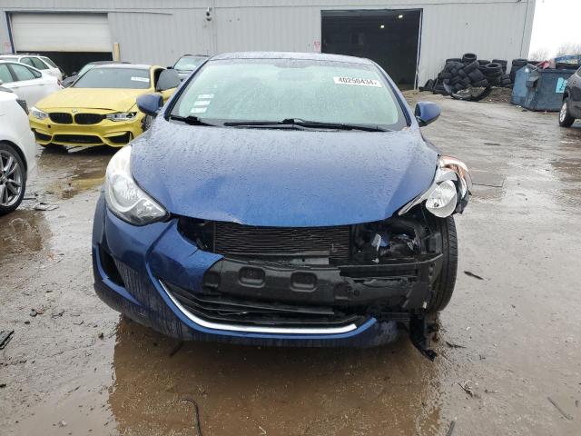 KMHDH4AE9DU532921 - 2013 HYUNDAI ELANTRA GLS BLUE photo 5