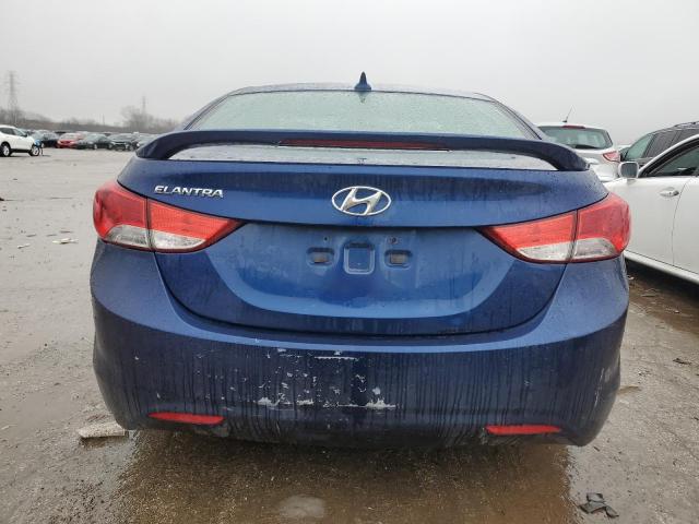 KMHDH4AE9DU532921 - 2013 HYUNDAI ELANTRA GLS BLUE photo 6