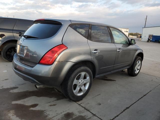 JN8AZ08W85W418866 - 2005 NISSAN MURANO SL GRAY photo 3