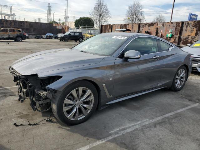 JN1EV7EK9JM343123 - 2018 INFINITI Q60 LUXE 300 GRAY photo 1