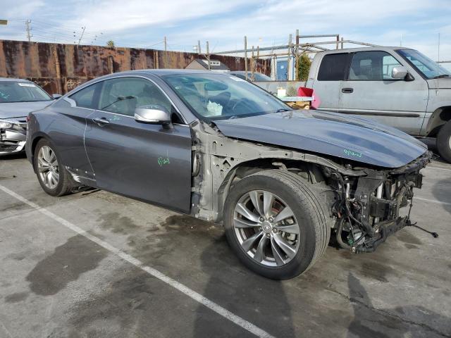 JN1EV7EK9JM343123 - 2018 INFINITI Q60 LUXE 300 GRAY photo 4