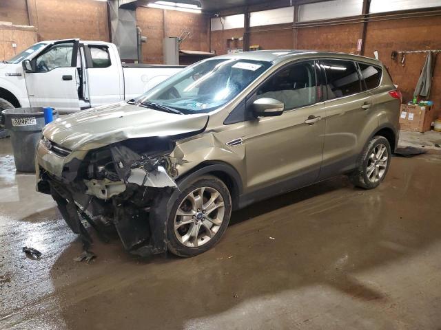 1FMCU9H94DUC73476 - 2013 FORD ESCAPE SEL GREEN photo 1