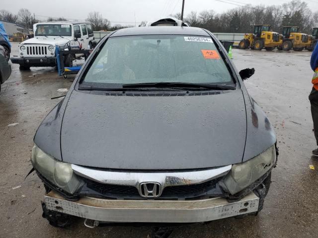 2HGFA16589H359932 - 2009 HONDA CIVIC LX GRAY photo 5