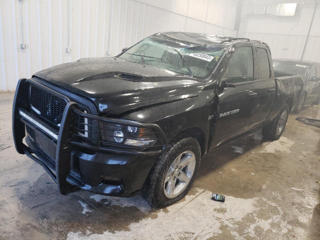 1C6RD7HT3CS298529 - 2012 DODGE RAM 1500 SPORT BLACK photo 1