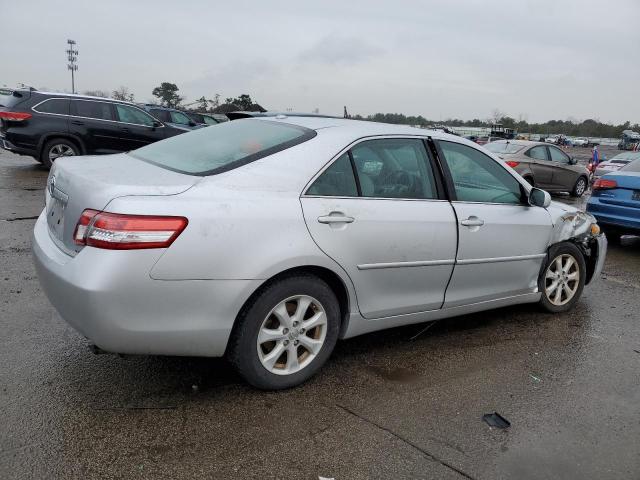 4T4BF3EK4BR196783 - 2011 TOYOTA CAMRY BASE SILVER photo 3