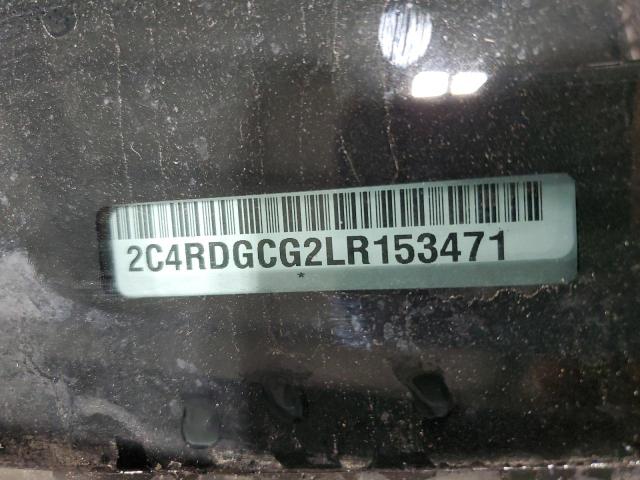 2C4RDGCG2LR153471 - 2020 DODGE GRAND CARA SXT BLACK photo 14