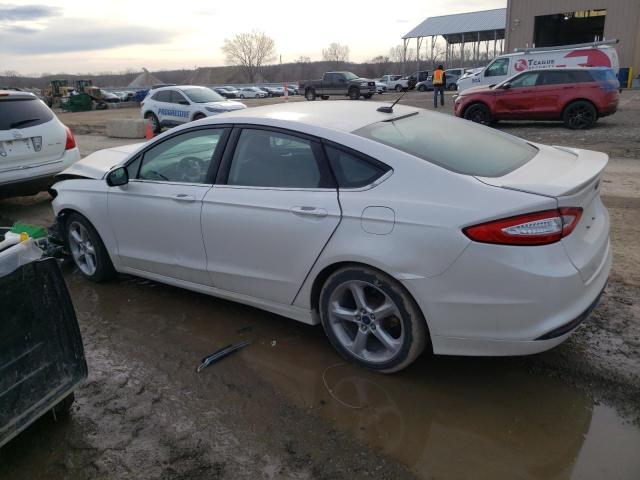 3FA6P0H77FR278285 - 2015 FORD FUSION SE WHITE photo 2