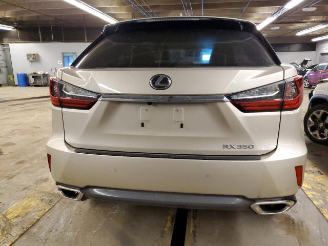 2T2BZMCA7HC116092 - 2017 LEXUS RX 350 BASE GOLD photo 6