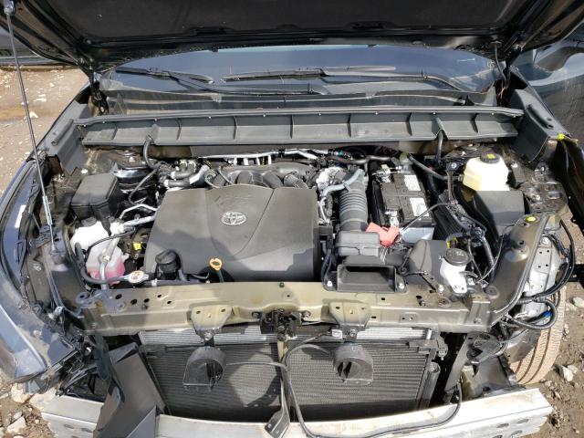 5TDGZRBH9LS046651 - 2020 TOYOTA HIGHLANDER XLE BLACK photo 12