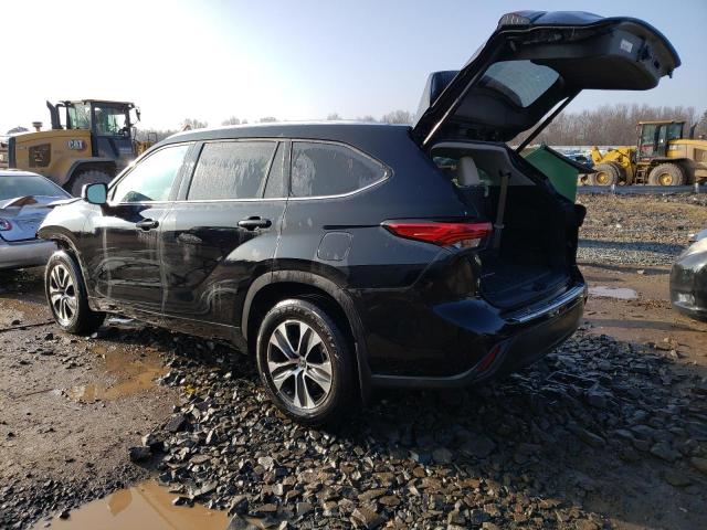 5TDGZRBH9LS046651 - 2020 TOYOTA HIGHLANDER XLE BLACK photo 2