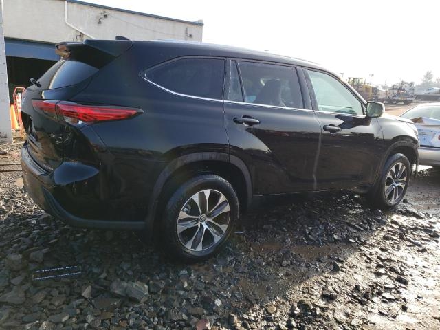 5TDGZRBH9LS046651 - 2020 TOYOTA HIGHLANDER XLE BLACK photo 3