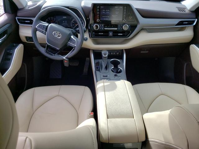 5TDGZRBH9LS046651 - 2020 TOYOTA HIGHLANDER XLE BLACK photo 8