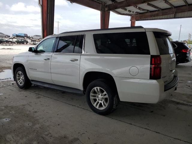 1GNSCHKC4HR164887 - 2017 CHEVROLET SUBURBAN C1500 LT WHITE photo 2