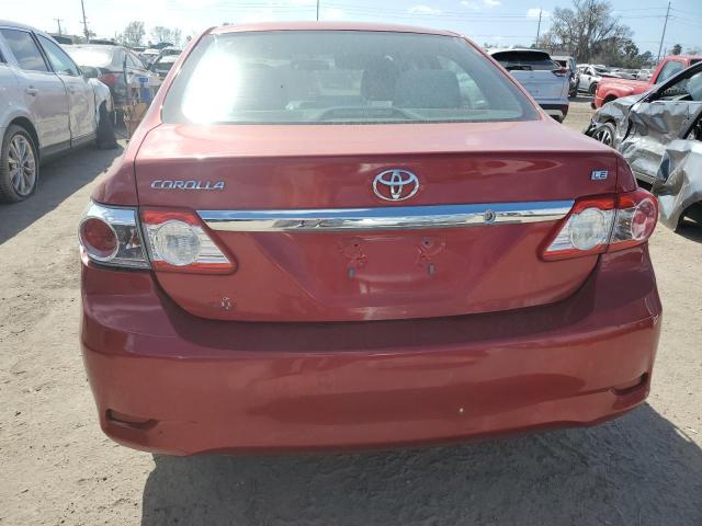 5YFBU4EE9DP084677 - 2013 TOYOTA COROLLA BASE RED photo 6