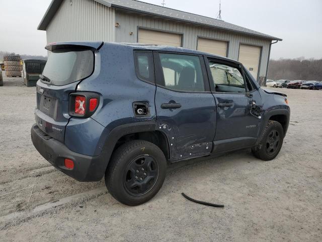 ZACNJBAB0LPL22373 - 2020 JEEP RENEGADE S 蓝色 照片 3