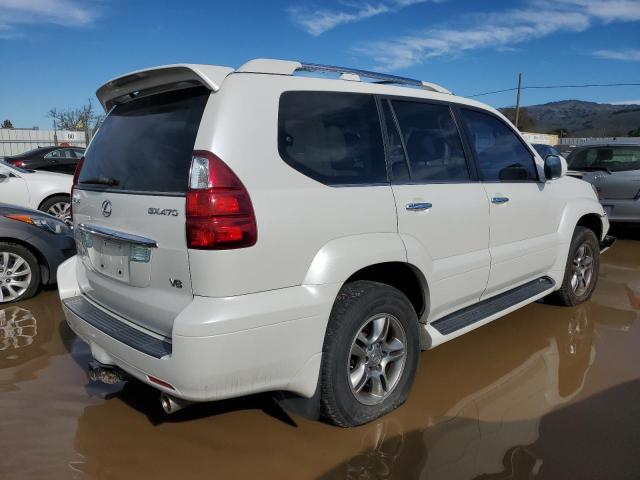 JTJBT20X480157306 - 2008 LEXUS GX 470 WHITE photo 3