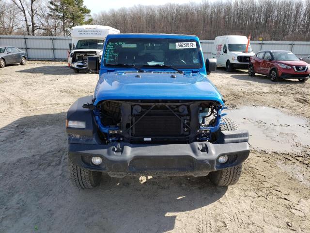 1C4HJXDG3MW714420 - 2021 JEEP WRANGLER U SPORT ლურჯი ფოტო 5