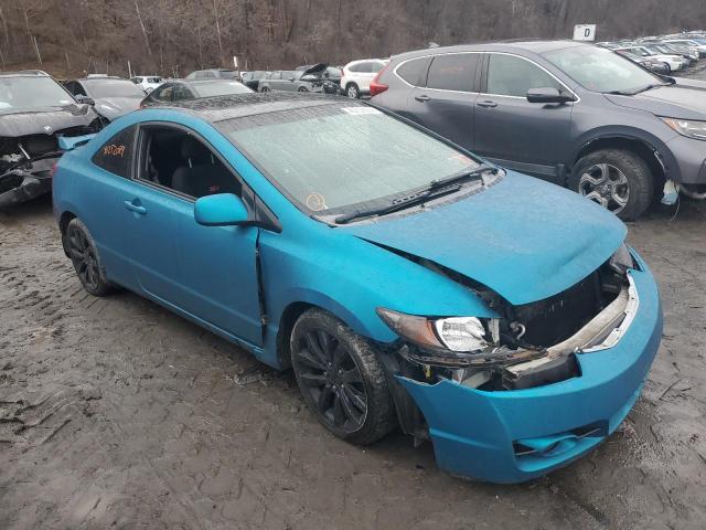 2HGFG21589H700290 - 2009 HONDA CIVIC SI TEAL photo 4