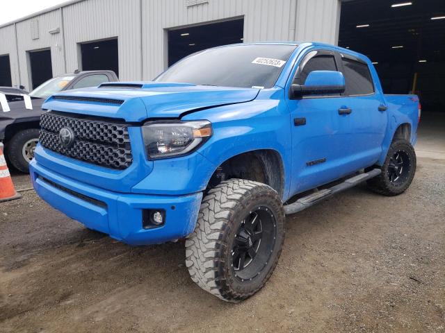 5TFDY5F19MX984091 - 2021 TOYOTA TUNDRA CREWMAX SR5 BLUE photo 1