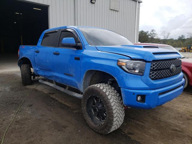 5TFDY5F19MX984091 - 2021 TOYOTA TUNDRA CREWMAX SR5 BLUE photo 4