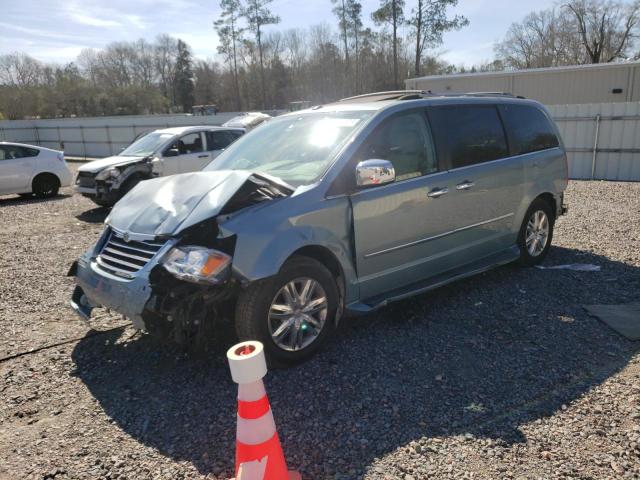 2A8HR64X59R657066 - 2009 CHRYSLER TOWN & COU LIMITED BLUE photo 1