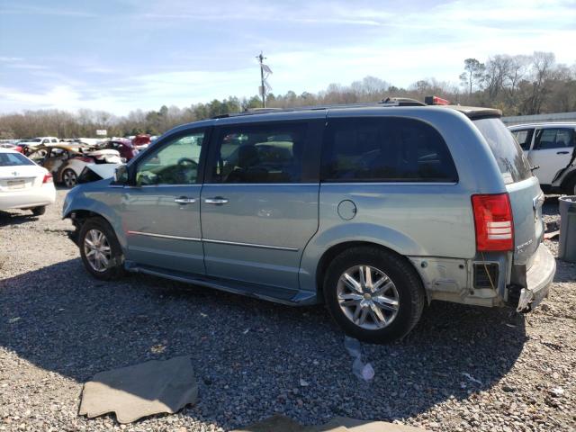 2A8HR64X59R657066 - 2009 CHRYSLER TOWN & COU LIMITED BLUE photo 2