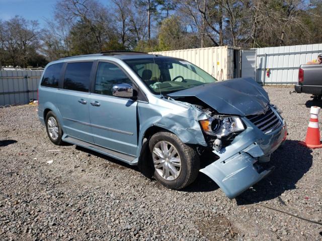 2A8HR64X59R657066 - 2009 CHRYSLER TOWN & COU LIMITED BLUE photo 4