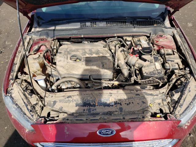 3FA6P0HD5ER207932 - 2014 FORD FUSION SE RED photo 11