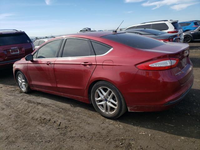 3FA6P0HD5ER207932 - 2014 FORD FUSION SE RED photo 2