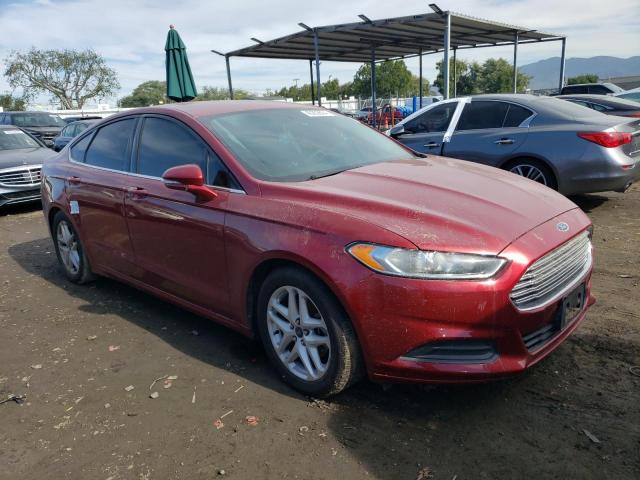 3FA6P0HD5ER207932 - 2014 FORD FUSION SE RED photo 4